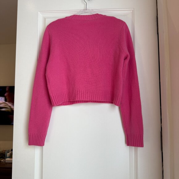 Organic by John Patrick Fuschia Cashmere Sweater NWT - Picture 2 of 8